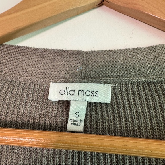 Ella Moss ribbed cardigan sweater size small - Picture 2 of 5